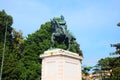 Imposant statue in verone, discover The City of romeo and juliet Royalty Free Stock Photo